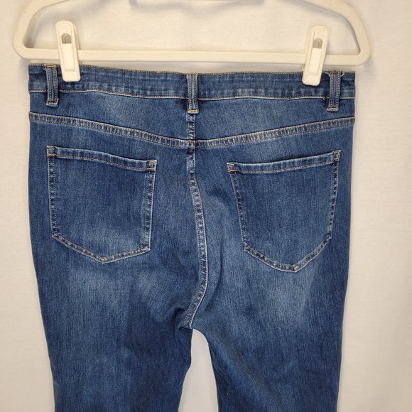 Soft Surroundings Women's Size 12P Petite Jeans Raw Hem - Picture 4 of 7